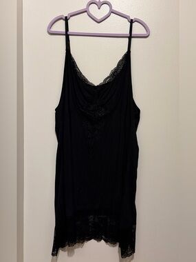 Foxblood London Goth Lacey mini slip dress